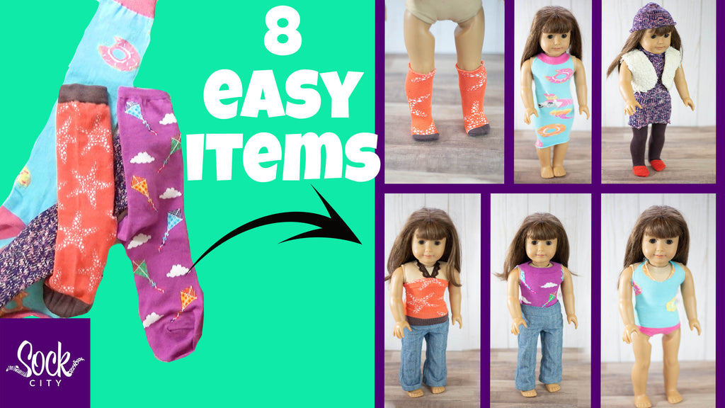 Make Doll Clothes from Socks | Easy DIY