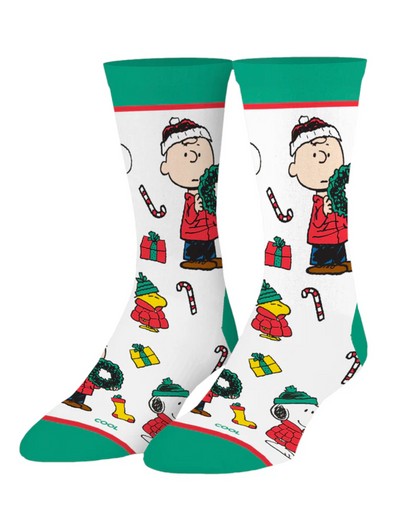 Men's Charlie Brown Christmas Socks