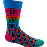 Men's Sorry I'm An Asshole Socks