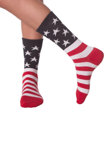 Women's American Flag Socks