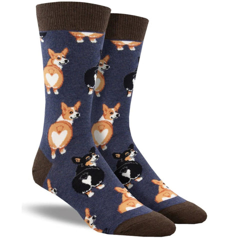 Men's Corgi Butt Socks