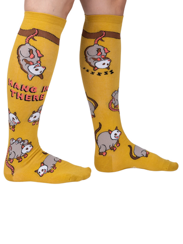 Women's Awesome Possum Knee High Socks