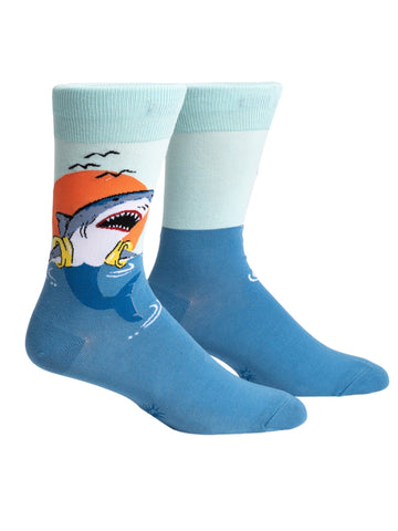 Men's S.O.S. Shark Socks