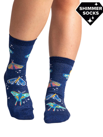 Women's Moonlit Moth Socks
