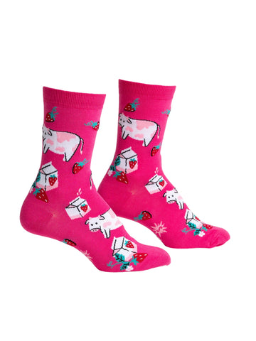 Women's Strawberry Milk Socks