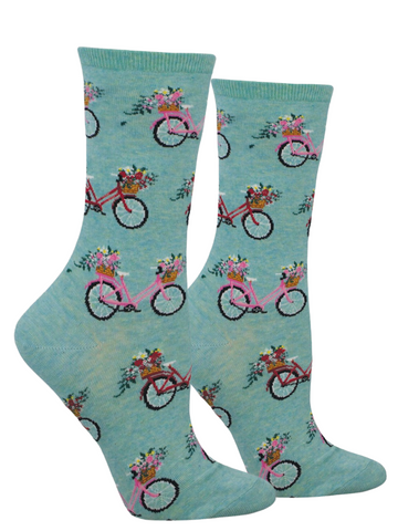 Women's Floral Cruiser Bike Socks
