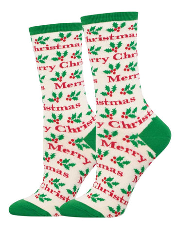 Women's Merry Christmas Socks