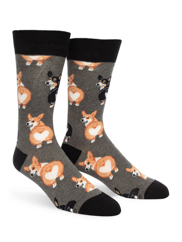 Men's Corgi Butt Socks