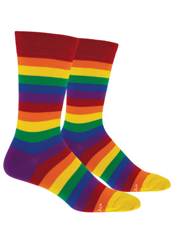 Men's Rainbow Stripe Socks