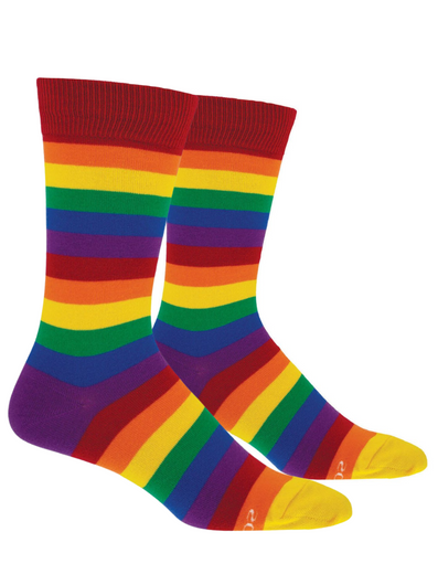 Men's Rainbow Stripe Socks
