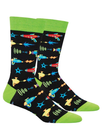 Men's Ray Gun Blaster Socks