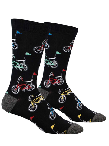 Men's Bamboo Retro Bikes Socks