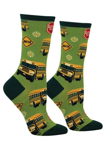 Women's School Bus Socks