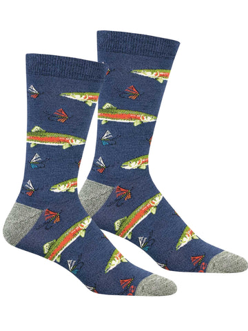 Men's Stout Trout Bamboo Socks