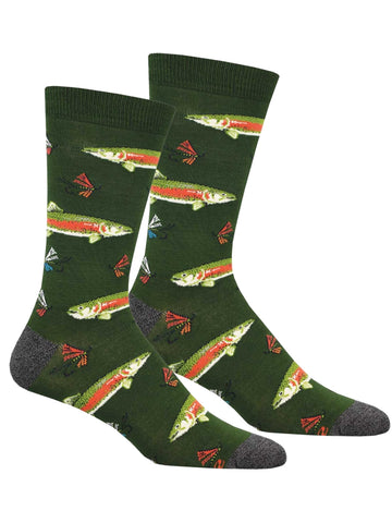 Men's Stout Trout Bamboo Socks