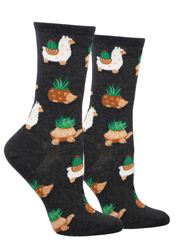 Women's Succulent Pottery Socks