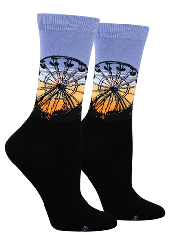 Women's Bamboo Sunrise At The State Fair  Socks
