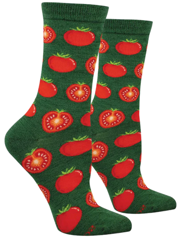 Women's Bamboo Tantalizing Tomatoes Socks