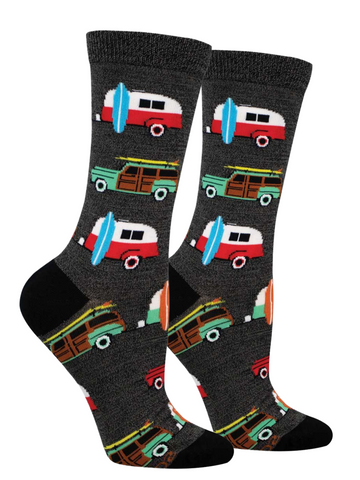 Women's Bamboo Woodies On The Wharf Socks