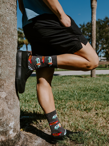 Men's Bamboo Woodies On The Wharf Socks