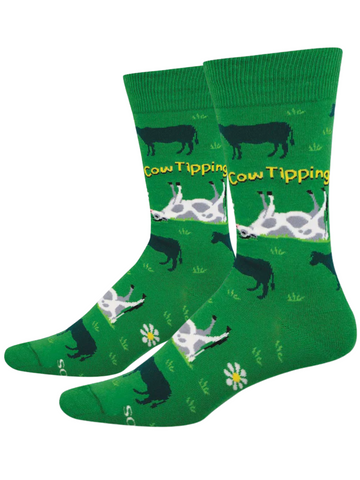 Men's Cow Tipping Socks