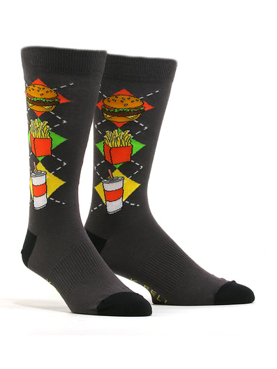 Men's Burger Fries Shake Socks