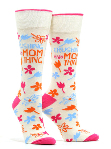 Women's Crushing This Mom Thing Socks