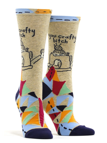 Women's You Crafty Bitch Socks