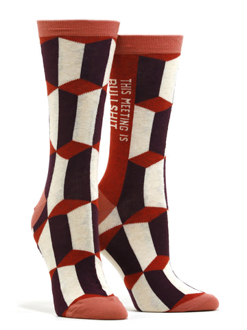 Women's This Meeting Is Bullshit Socks
