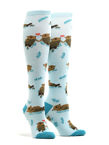 Women's My Otter Half Knee High Socks