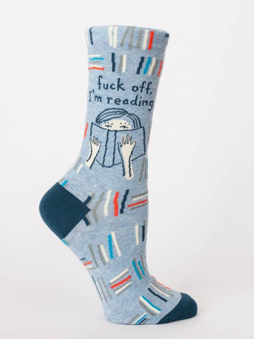 Women's Fuck Off, I'm Reading Socks