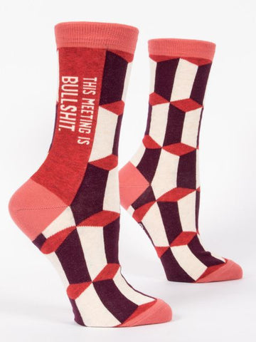 Women's This Meeting Is Bullshit Socks