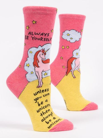 Women's Always Be Yourself Unless You Can Be A Unicorn Socks