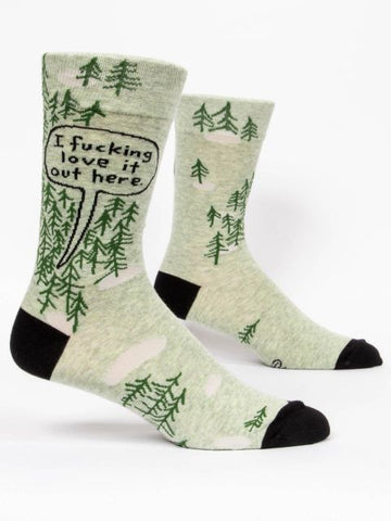 Men's I Fucking Love It Out Here Socks