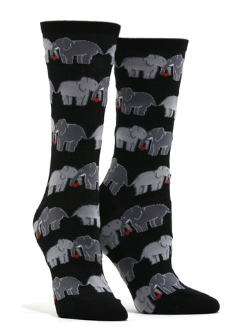 Women's Elephant Love Socks