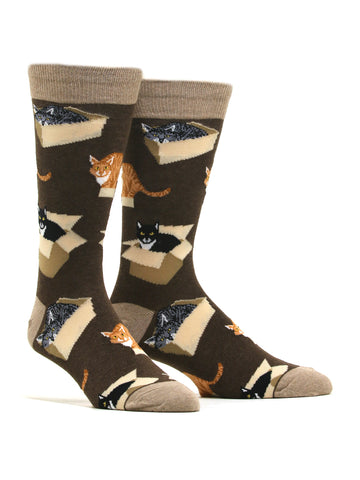 Men's Cat In A Box Socks