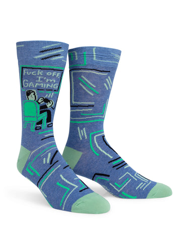 Men's Fuck Off, I'm Gaming Socks