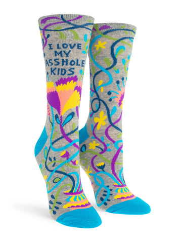 Women's I Love My Asshole Kids Socks