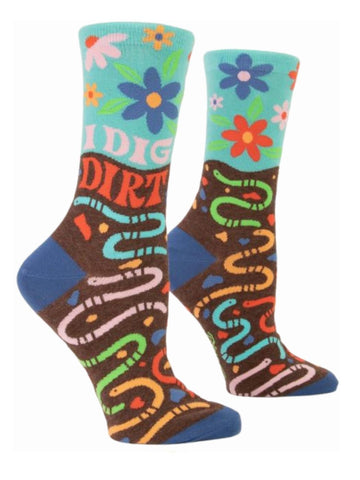 Women's I Dig Dirt Socks