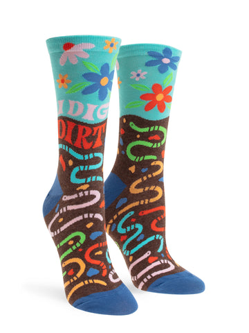 Women's I Dig Dirt Socks