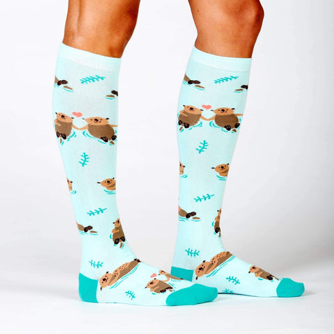 Women's My Otter Half Knee High Socks