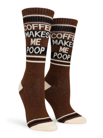 Women's Coffee Makes Me Poop Socks