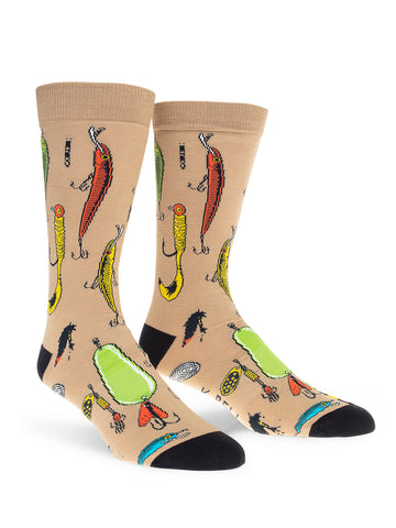 Men's New Fishing Lures Socks