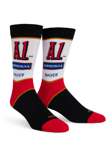 Men's A1 Steak Sauce Socks