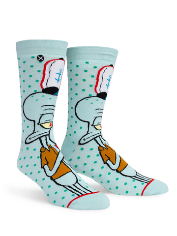 Men's Nickelodeon - Moody Squidward Socks