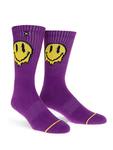 Men's Pixel Drip Face Socks