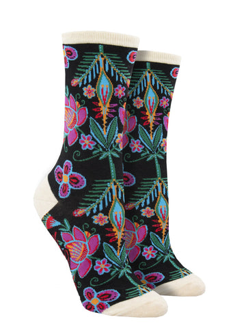 Women's Alyssa Floral Socks