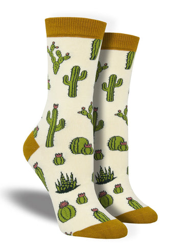 Women's Bamboo King Cactus Socks