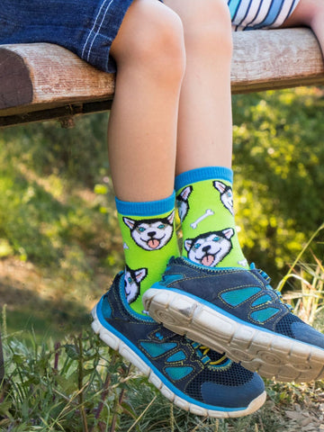 Kid's Happy Husky Socks