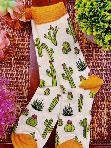 Women's Bamboo King Cactus Socks